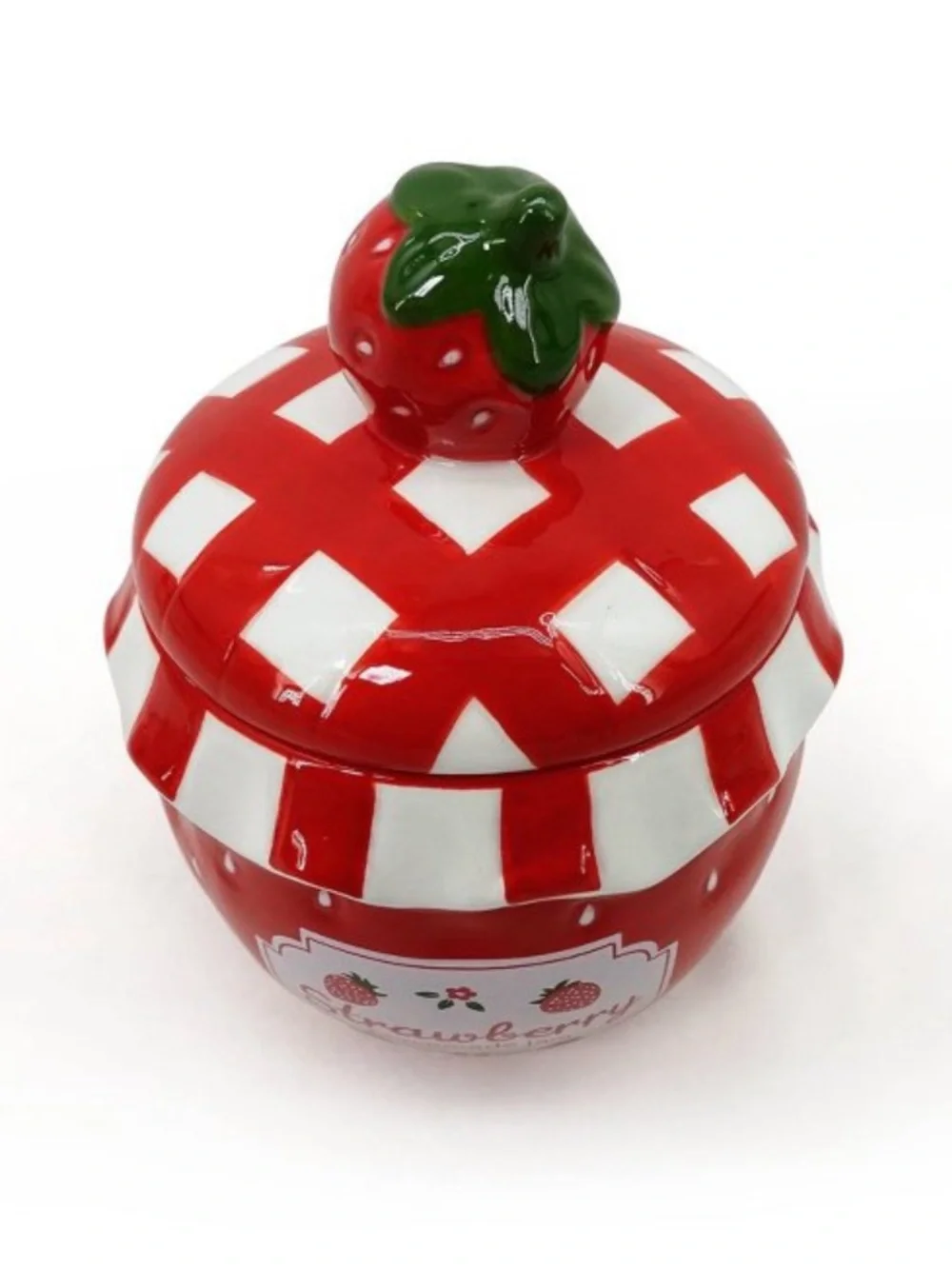 New! Strawberry Jam Ceramic Decorative Jar with Lid, Target Bullseye Playground